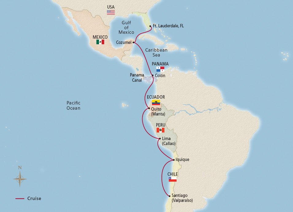 Panama & Scenic South America - Viking (17 Night Cruise from Fort 