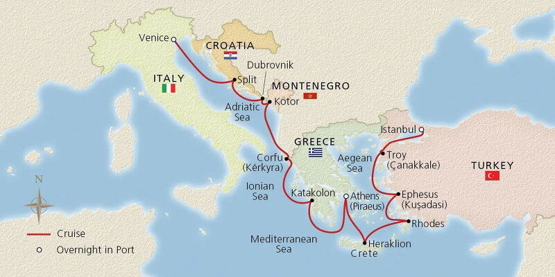 Cruises from Venice to Istanbul - 2024 & 2025 Seasons