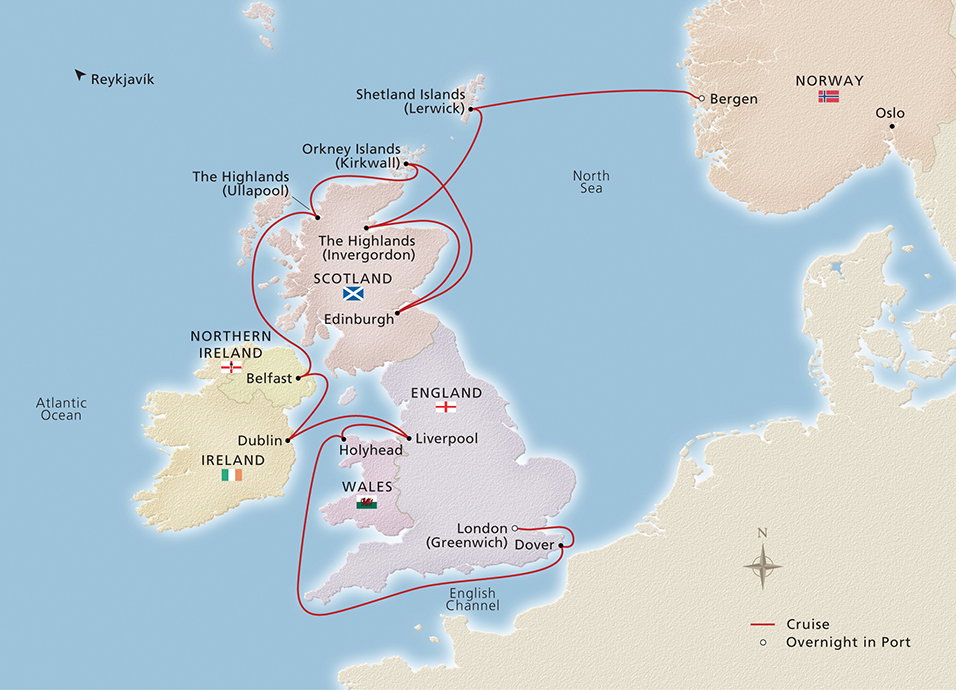 British Isles Explorer Viking 14 Night Cruise From Bergen To London   8681 