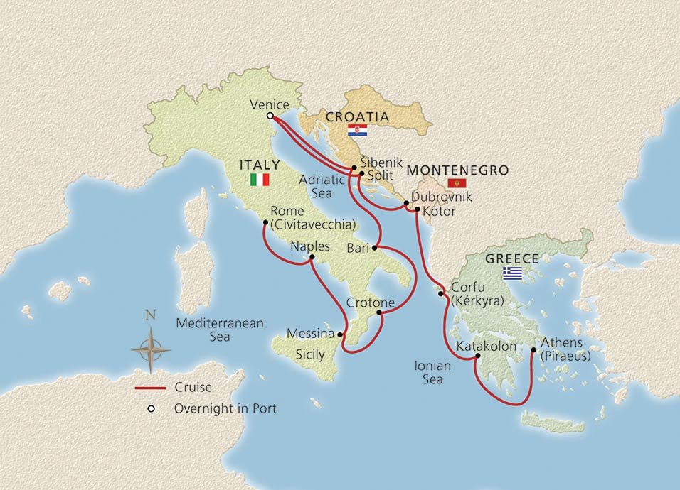 Italy, the Adriatic & Greece - Viking (14 Night Cruise from Athens to Rome)