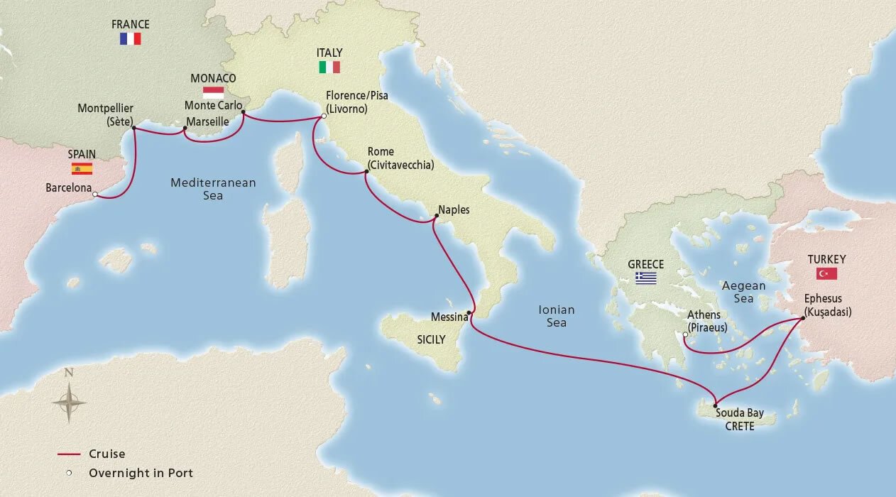 Viking Cruises 2025 Mediterranean Antiquities Rowe Mireielle