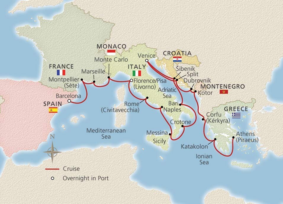 Viking Cruises 2025 Mediterranean Jacqui Nissie