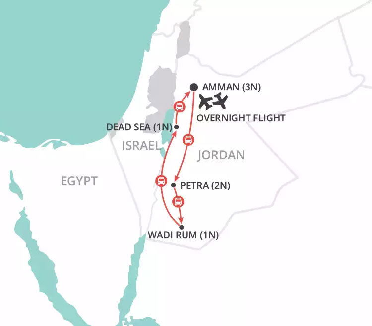 Journey through Jordan - Wendy Wu (10 Days From Amman to Amman)