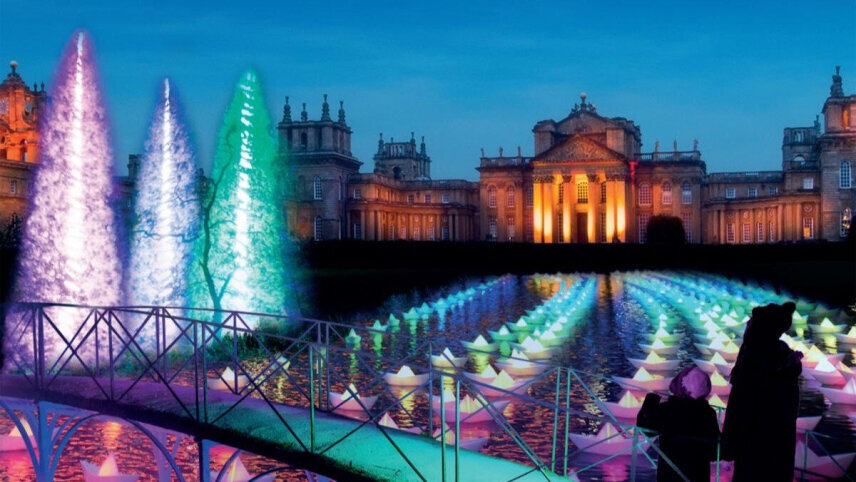 Christmas Lights & Castles of England