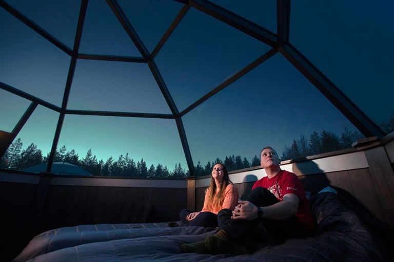 View the Northern Lights From Your Own Igloo