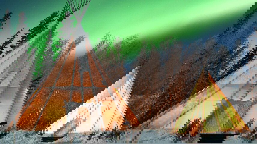 Winter in the Rockies and Northern Lights