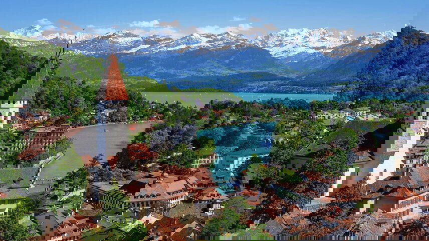 Mountains, Valleys and Lakes of Switzerland