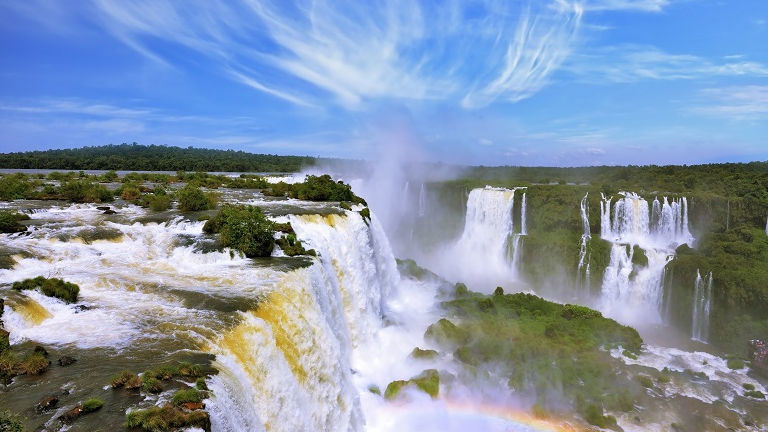 Iguazu Falls, bordering Brazil, Argentina and Paraguay