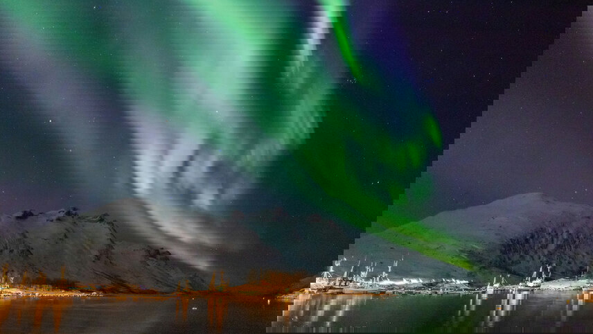 The Northern Lights of Norway by Sea 