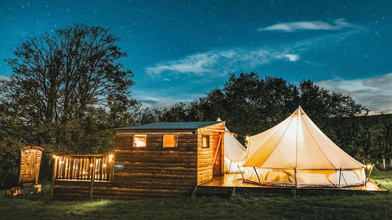 Wilderness Glamping in Wales