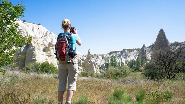 Walking in Cappadocia