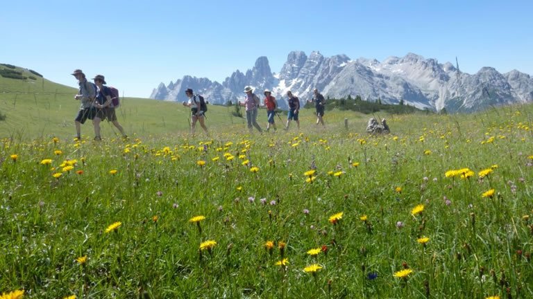 Hiking in the Dolomites