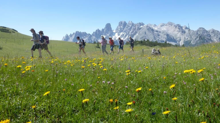 Hiking in the Dolomites