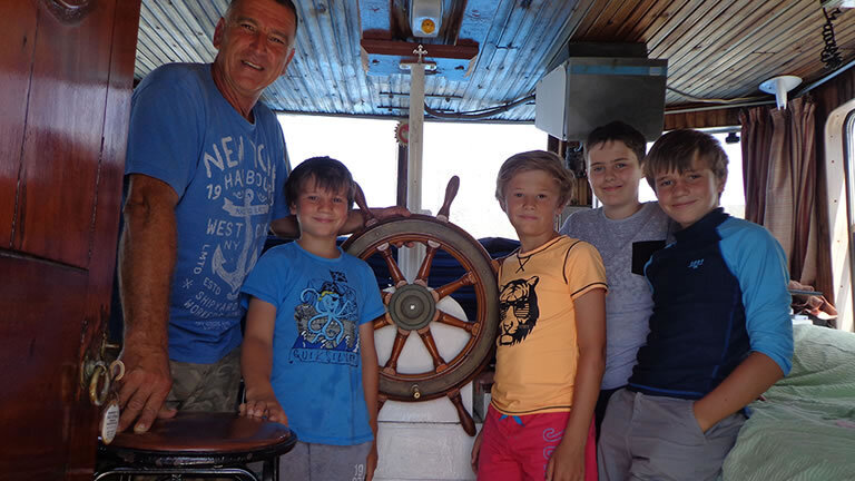 Family Greek Coast Caique Cruise