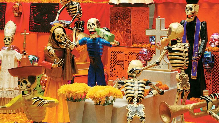 Contrasts of Mexico (Day of the Dead Festival)