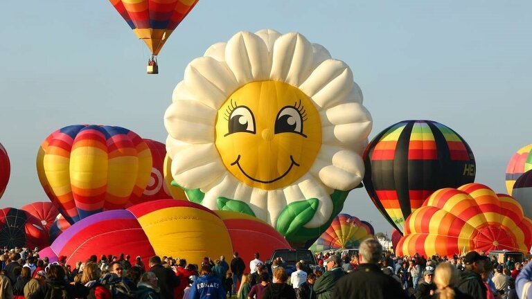 Albuquerque Balloon Fiesta, New Mexico & Eclipse