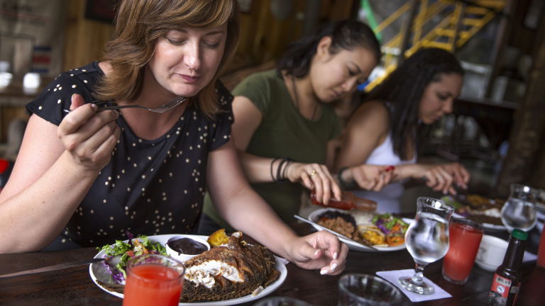 Enjoying Healthy Dining Options on a G Adventures Wellness Tour, Costa Rica