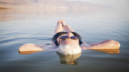 Float in the Dead Sea