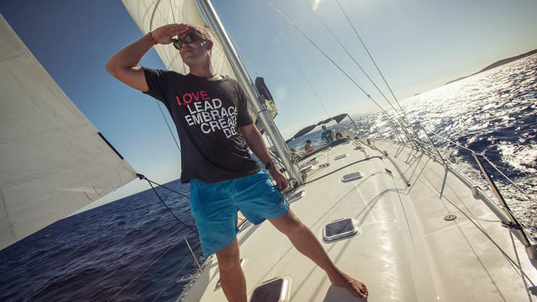 Sailing Greece - Santorini to Mykonos