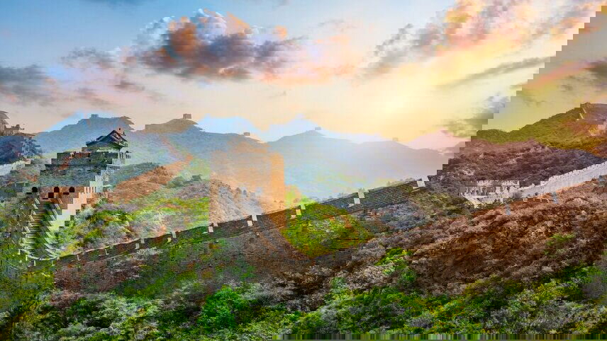 Walking the Great Wall of China