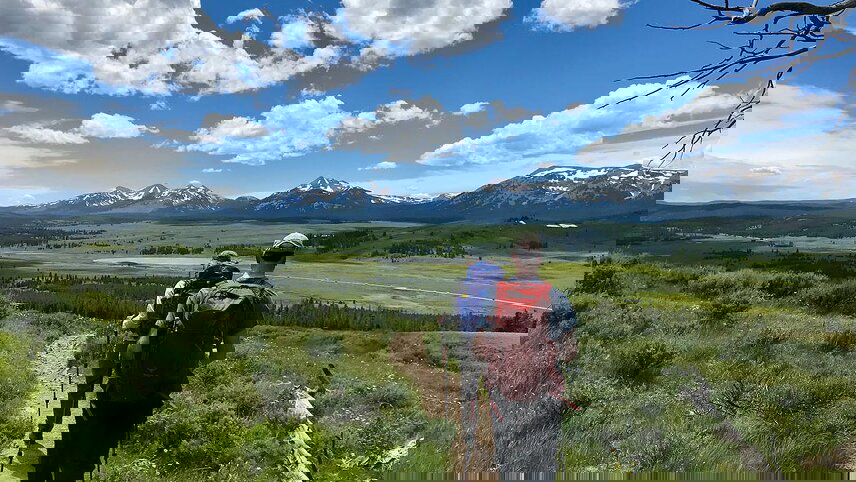 Hiking in Yellowstone