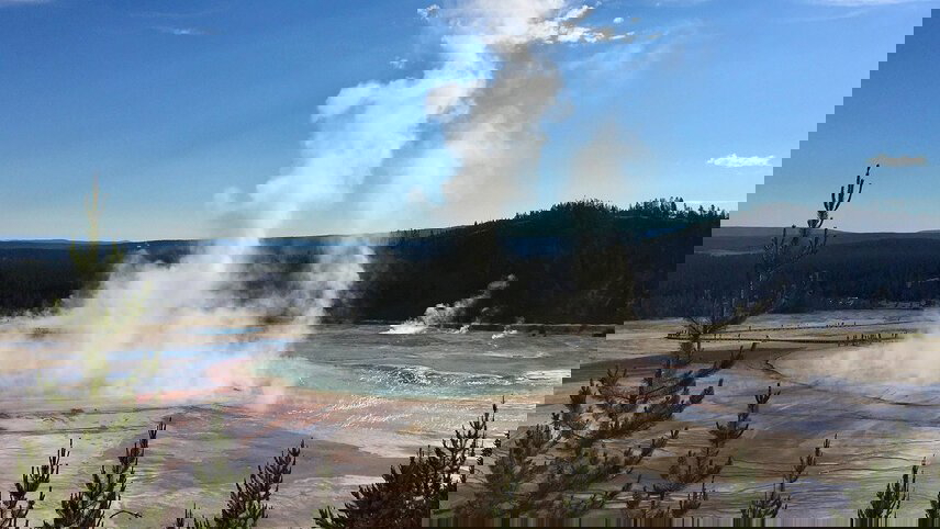 Hiking in Yellowstone