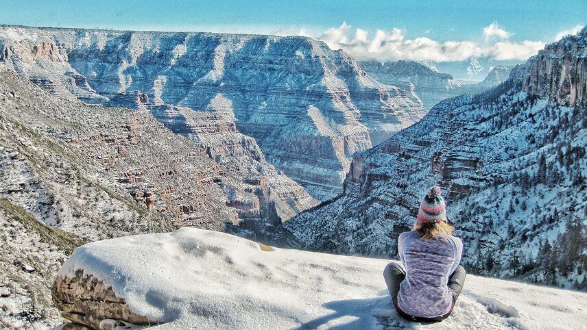 Winter Hiking and Backpacking in Grand Canyon: Rim to Rim