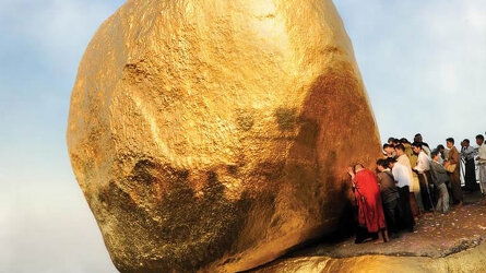 Glittering Golden Rock