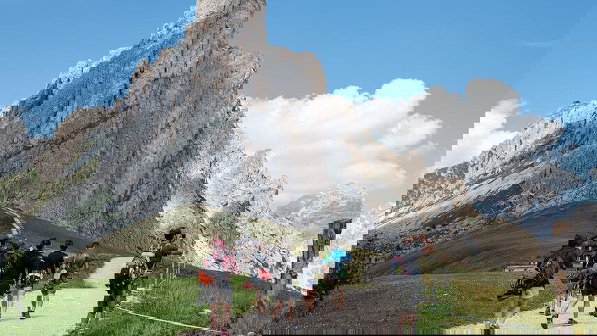 Hiking in the Dolomites