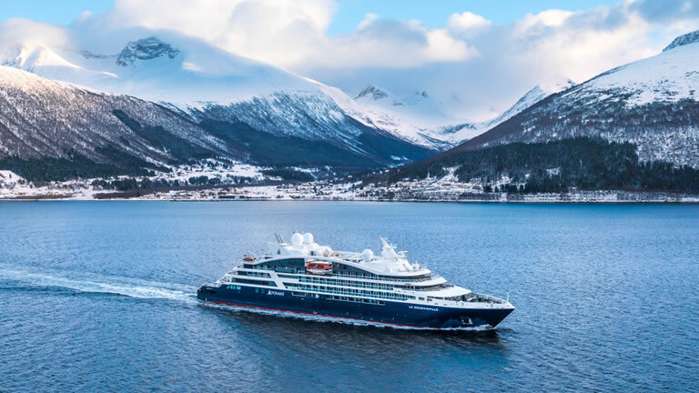 The Geographic North Pole and the East Coast of Greenland