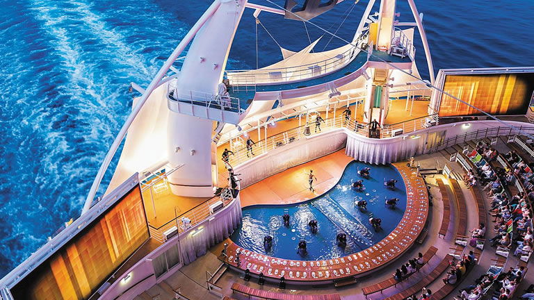 Aqua Theater, Oasis of the Seas, Royal Caribbean Aqua Theater, Oasis of the Seas, Royal Caribbean
