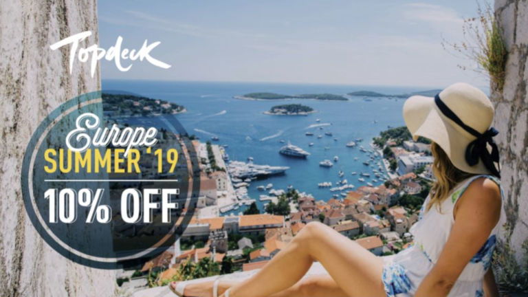 Topdeck Europe Summer 2019 Earlybird Sale is On!