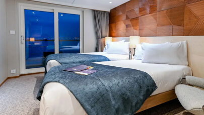 Coral Adventurer Explorer Deck Balcony Stateroom