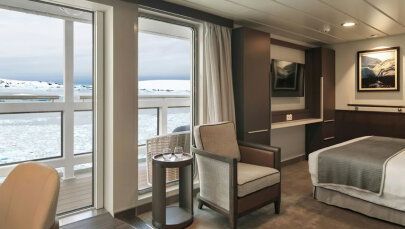 Greg Mortimer Balcony Stateroom (Superior)
