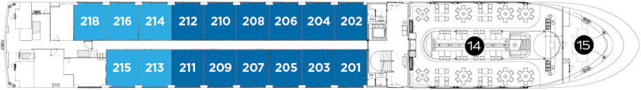 Sapphire Deck (Level 2)