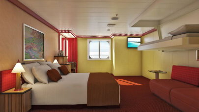 Carnival Splendor Cloud 9 Spa Oceanview (Walkway View)