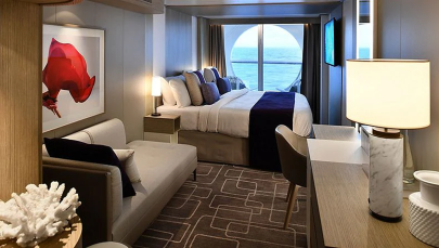 Celebrity Ascent Deluxe Porthole View Stateroom with Veranda