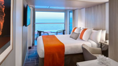 Celebrity Ascent Edge Stateroom with Infinite Veranda (Partial View)