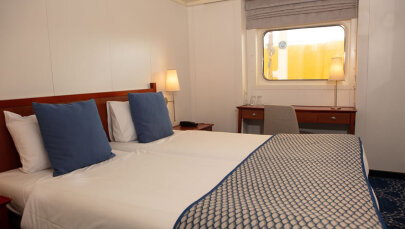 Celestyal Discovery Exterior Stateroom (Obstructed View)