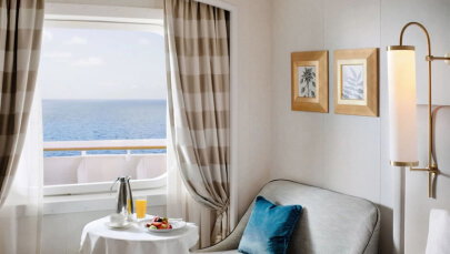 Crystal Serenity Single Guest Room with Ocean View