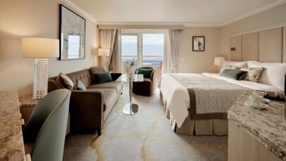 Crystal Symphony Aquamarine Veranda Suite (Mid/Aft)
