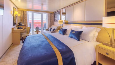 Queen Mary 2 Balcony (Obstructed View)