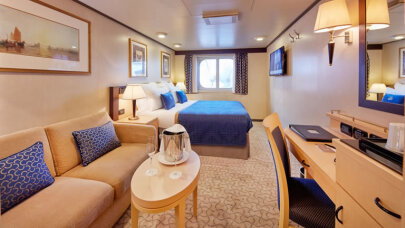 Queen Victoria Oceanview (Obstructed View)