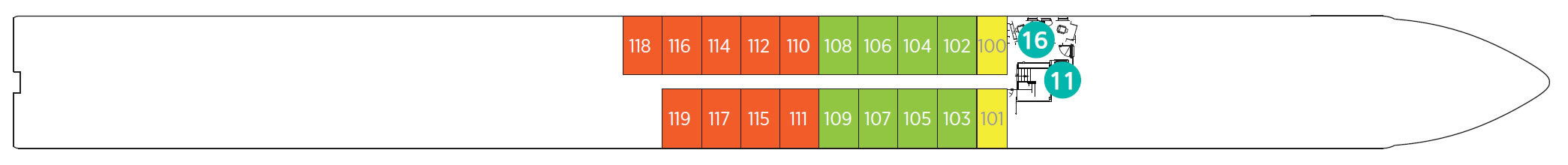 Riviera Deck (Level 1)