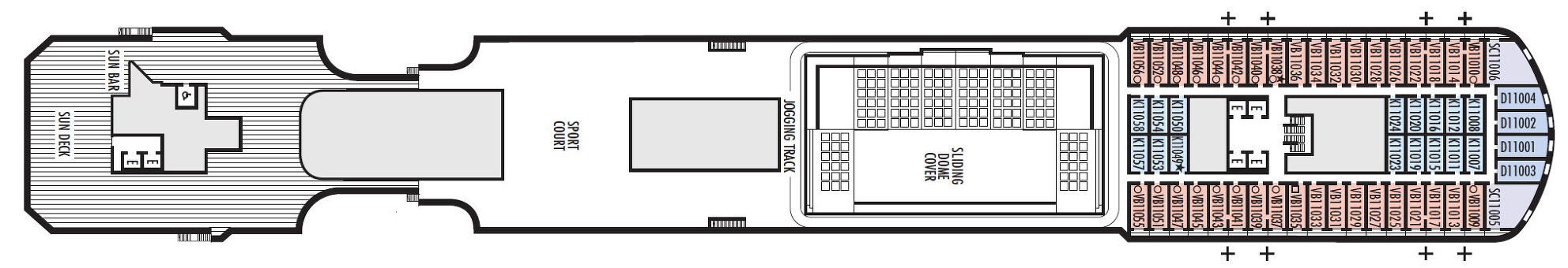 Deck 11 - Sun Deck