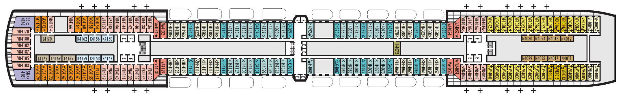 Deck 4 - Upper Promenade Deck