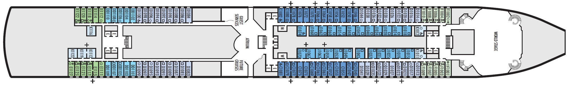 Oosterdam - Reviews, Deckplans & Cruise Schedule - Holland America