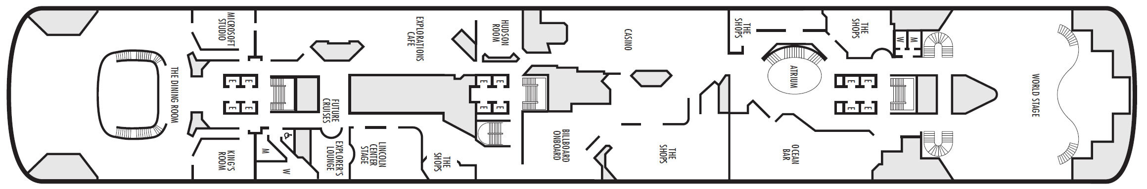 Deck 5 - Upper Promenade Deck