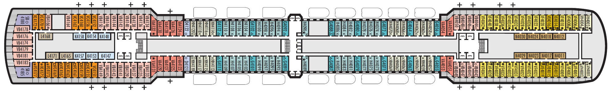 Deck 4 - Upper Promenade