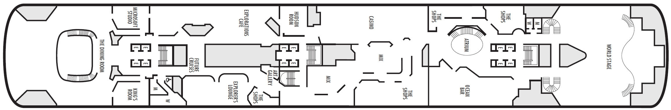 Deck 5 - Upper Promenade Deck
